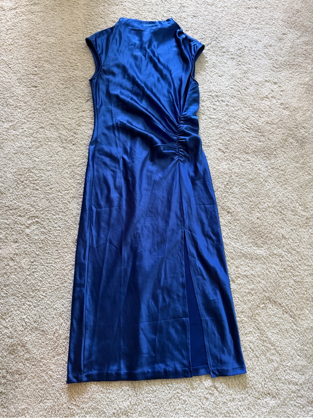 Sanctuary Sapphire Blue Ruched Maxi Dress